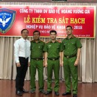 BUỔI KIỂM TRA SÁT HẠCH CẤP CHỨNG NHẬN BẢO VỆ KHOÁ IV-2018 