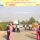 Protection Project groundbreaking ceremony shower eastern city buildings