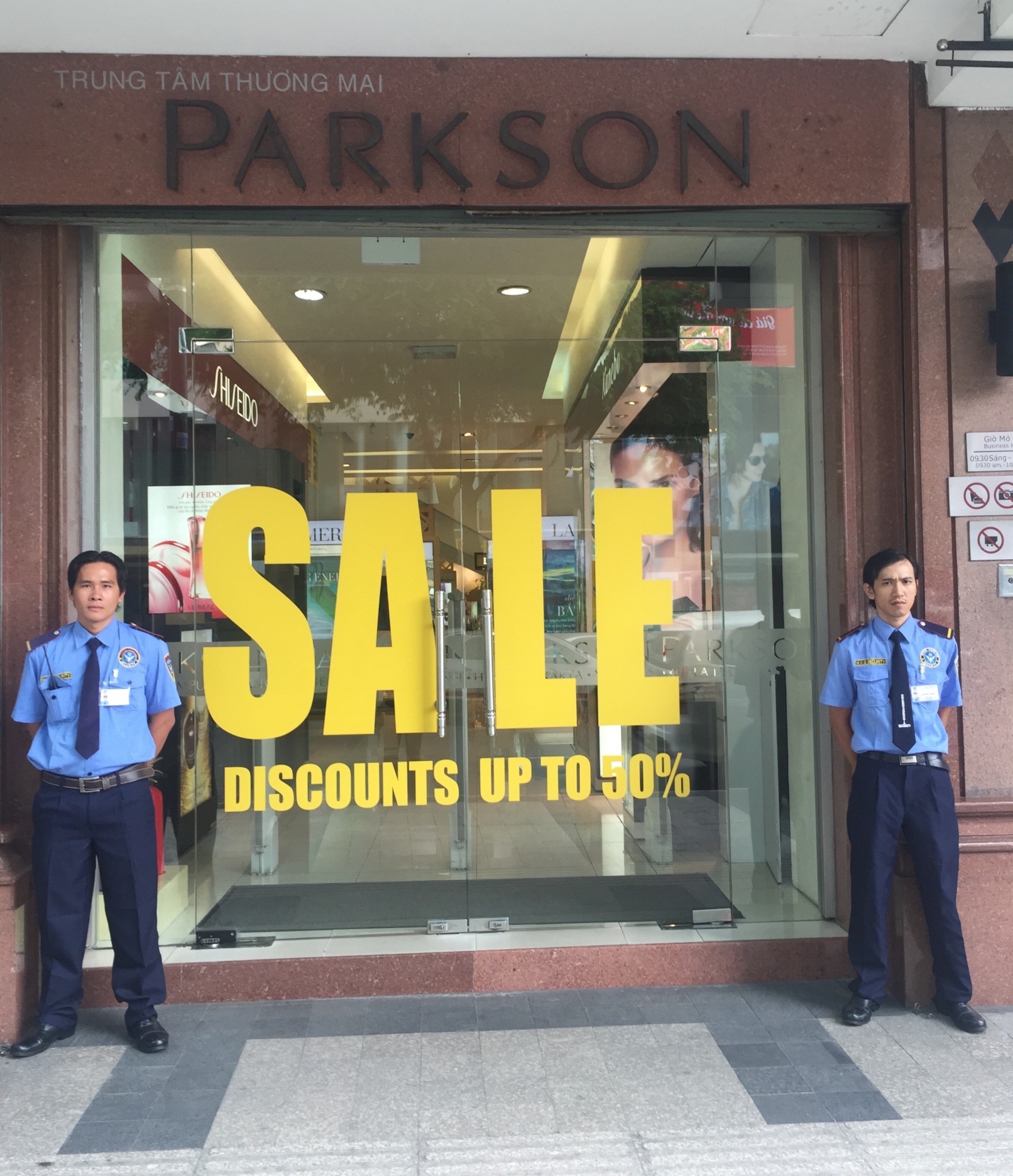 TRIỂN KHAI TTTM PARKSON QUẬN 1